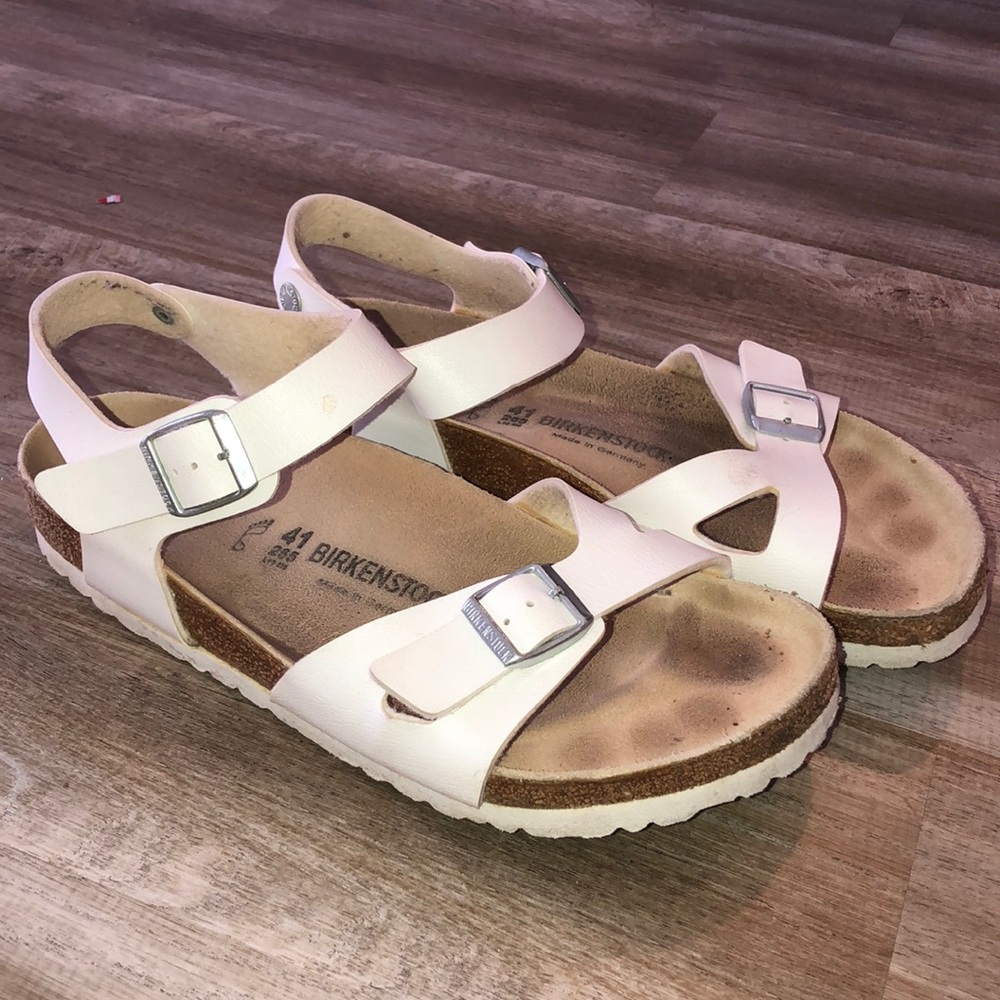 Birkenstock White Sandals